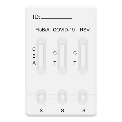 การทดสอบอย่างรวดเร็วแบบรวม COVID-19/ไข้หวัดใหญ่/RSV